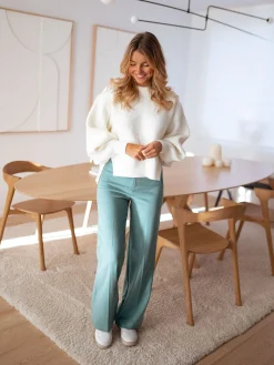 Pantalons-EASY-CLOTHES Pantalon Soda - vertEasy Clothes Vert