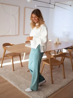 Pantalons-EASY-CLOTHES Pantalon Soda - vertEasy Clothes Vert       