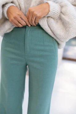 Pantalons-EASY-CLOTHES Pantalon Soda - vertEasy Clothes Vert       