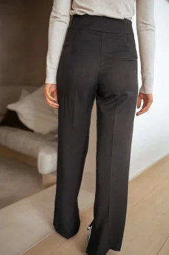Pantalons-EASY-CLOTHES Pantalon Sulli CREATION - noirEasy Clothes Noir       