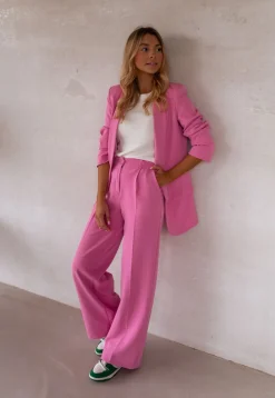 Pantalons-EASY-CLOTHES Pantalon Tudy - roseEasy Clothes Rose       