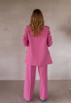 Pantalons-EASY-CLOTHES Pantalon Tudy - roseEasy Clothes Rose       