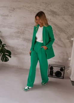 Pantalons-EASY-CLOTHES Pantalon Tudy - vertEasy Clothes Vert       
