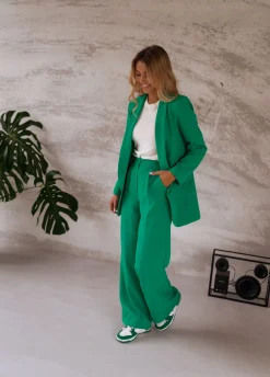 Pantalons-EASY-CLOTHES Pantalon Tudy - vertEasy Clothes Vert       