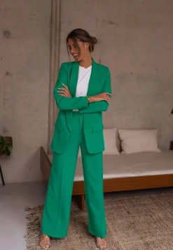 Pantalons-EASY-CLOTHES Pantalon Tudy - vertEasy Clothes Vert       