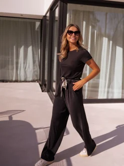 Pantalons-EASY-CLOTHES Pantalon Vanina - noirEasy Clothes Noir       