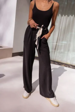 Pantalons-EASY-CLOTHES Pantalon Vanina - noirEasy Clothes Noir       