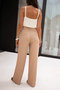Pantalons-EASY-CLOTHES Pantalon Victor - beigeEasy Clothes Beige       