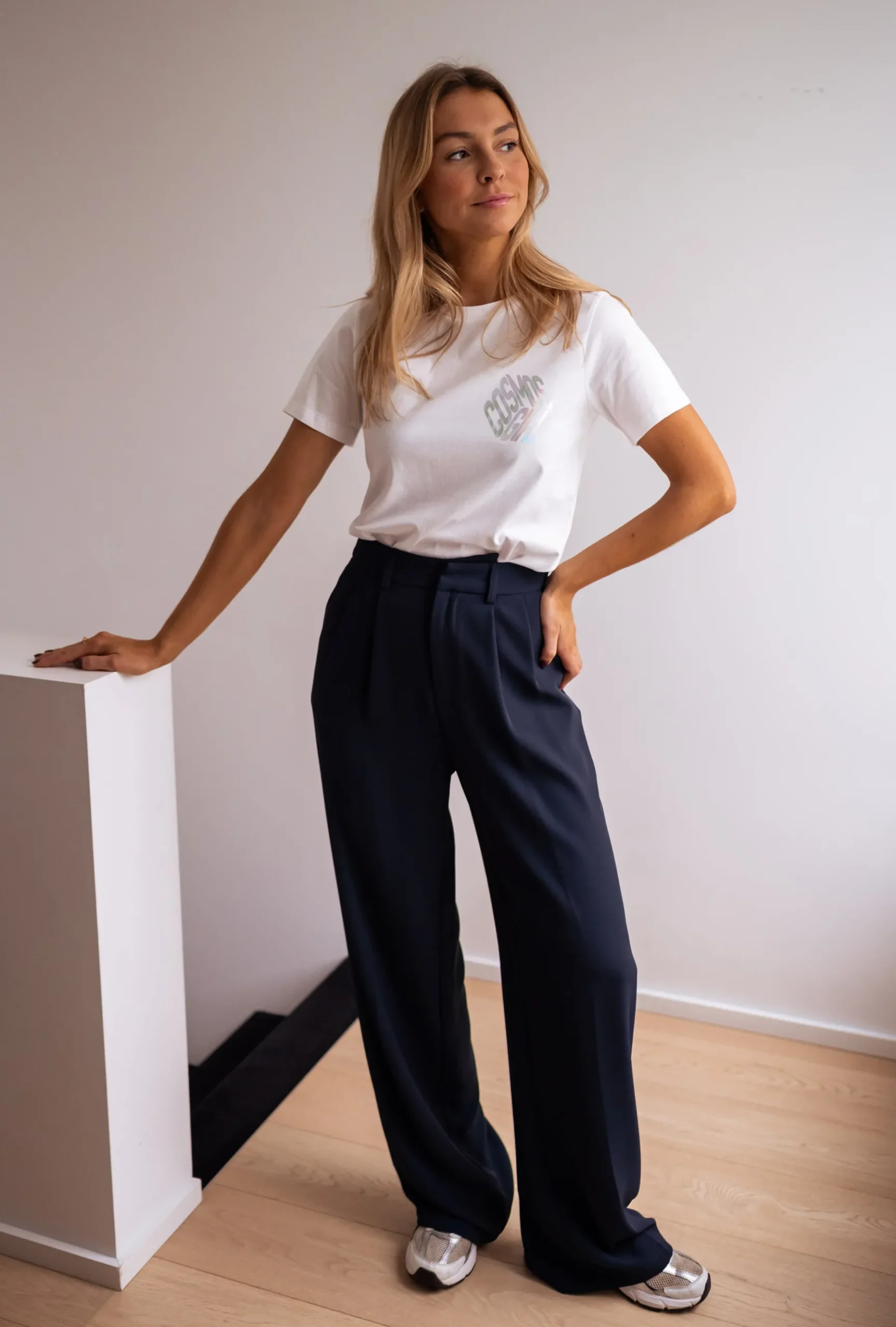 Pantalons-EASY-CLOTHES Pantalon Victor - Bleu marineEasy Clothes Bleu marine