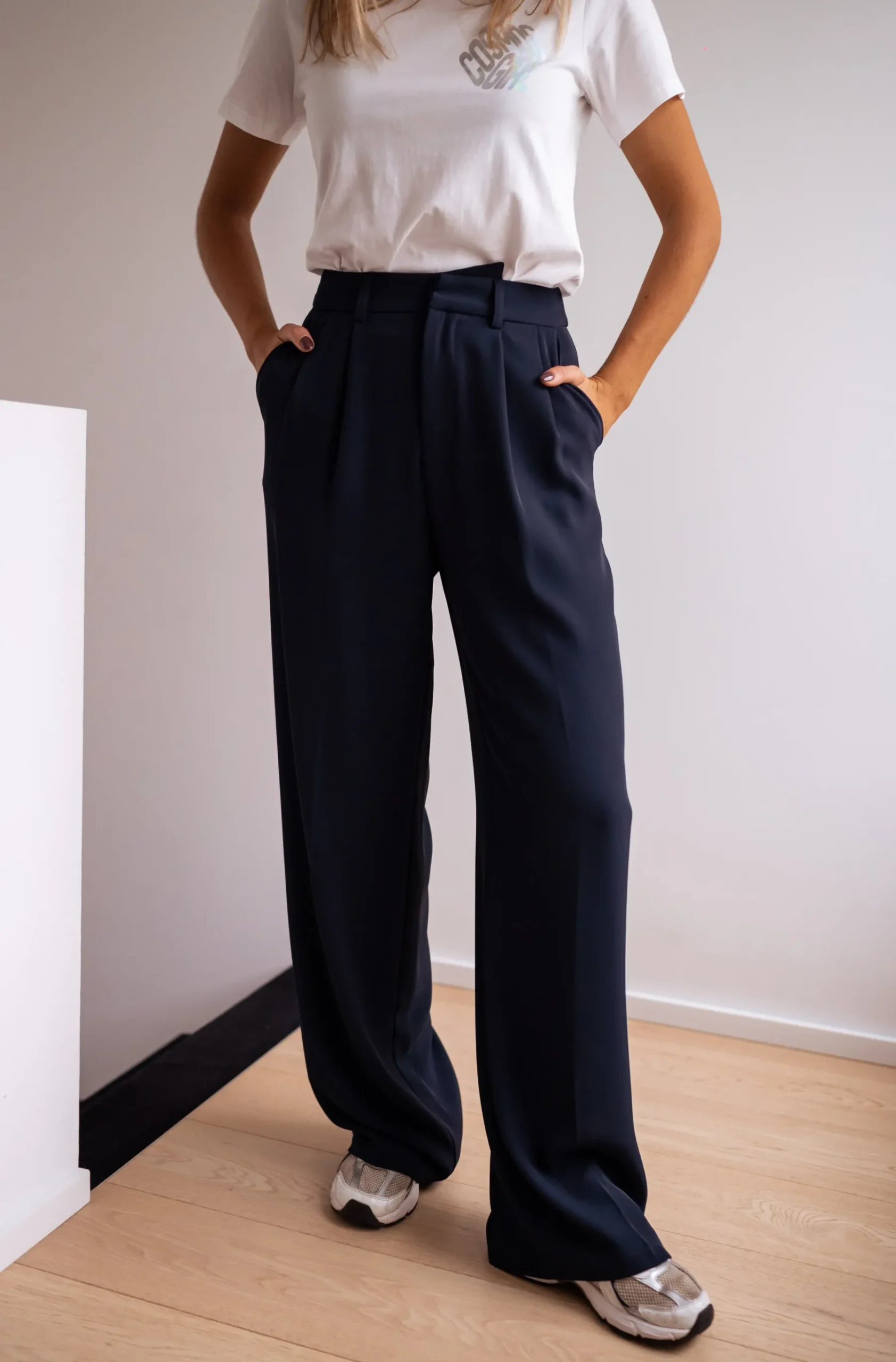 Pantalons-EASY-CLOTHES Pantalon Victor - Bleu marineEasy Clothes Bleu marine