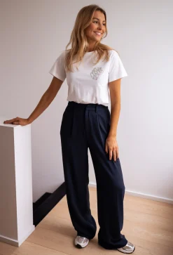 Pantalons-EASY-CLOTHES Pantalon Victor - Bleu marineEasy Clothes Bleu marine