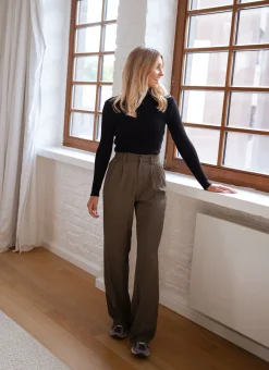 Pantalons-EASY-CLOTHES Pantalon Victor - kakiEasy Clothes Kaki       