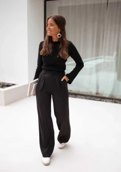 Pantalons-EASY-CLOTHES Pantalon Victor - noirEasy Clothes Noir       