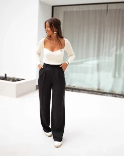 Pantalons-EASY-CLOTHES Pantalon Victor - noirEasy Clothes Noir