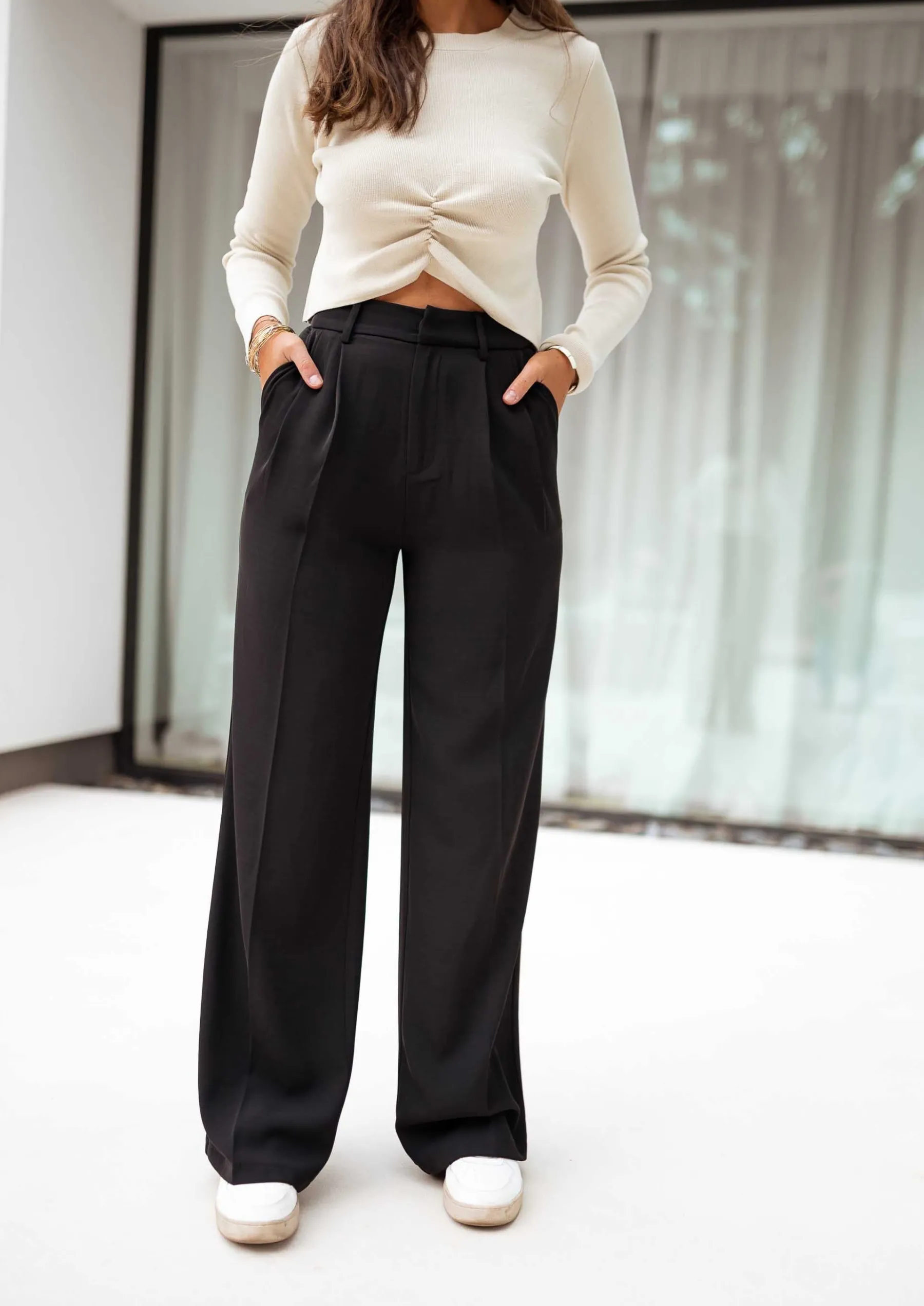 Pantalons-EASY-CLOTHES Pantalon Victor - noirEasy Clothes Noir