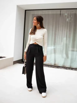 Pantalons-EASY-CLOTHES Pantalon Victor - noirEasy Clothes Noir