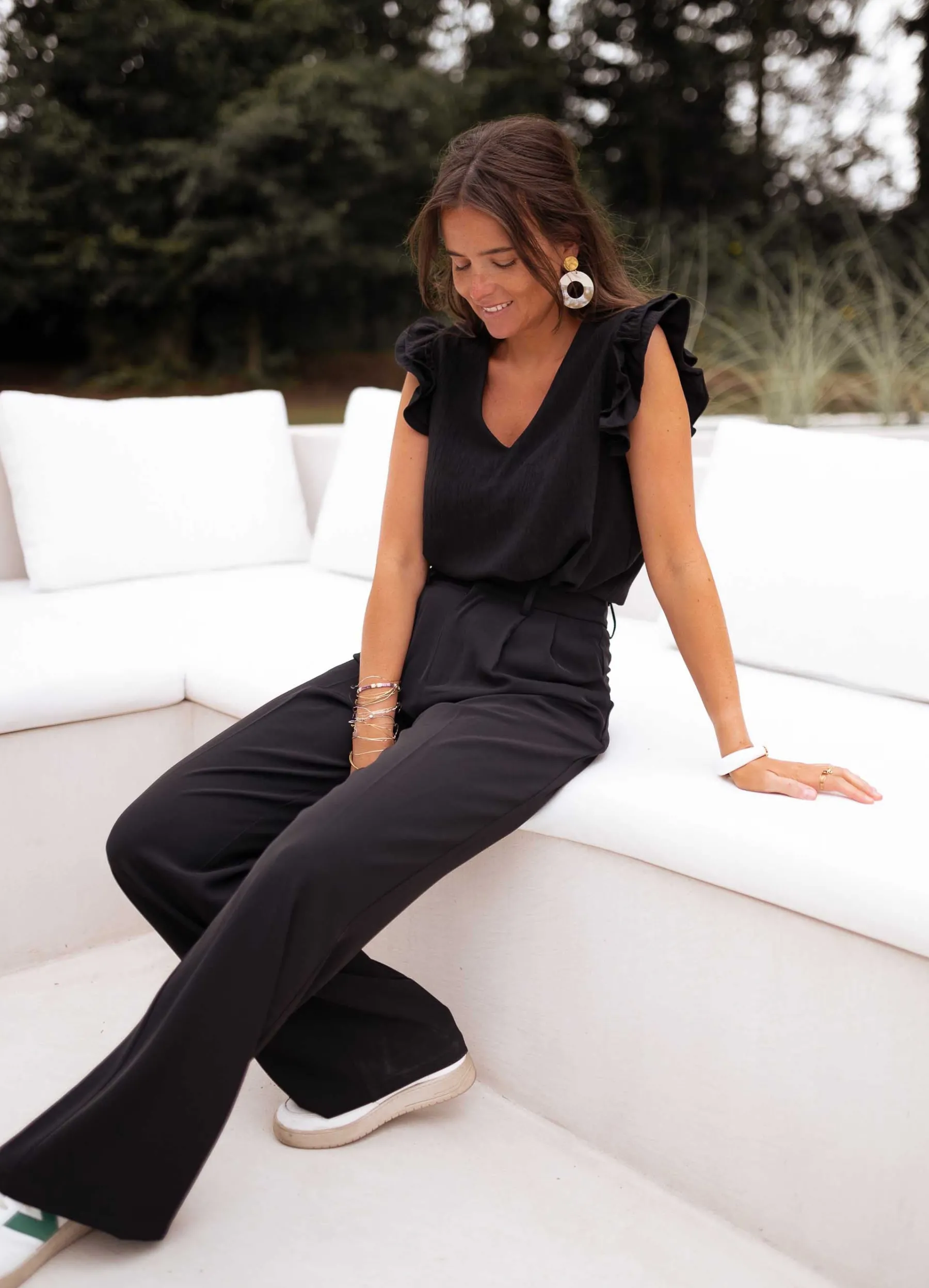 Pantalons-EASY-CLOTHES Pantalon Victor - noirEasy Clothes Noir