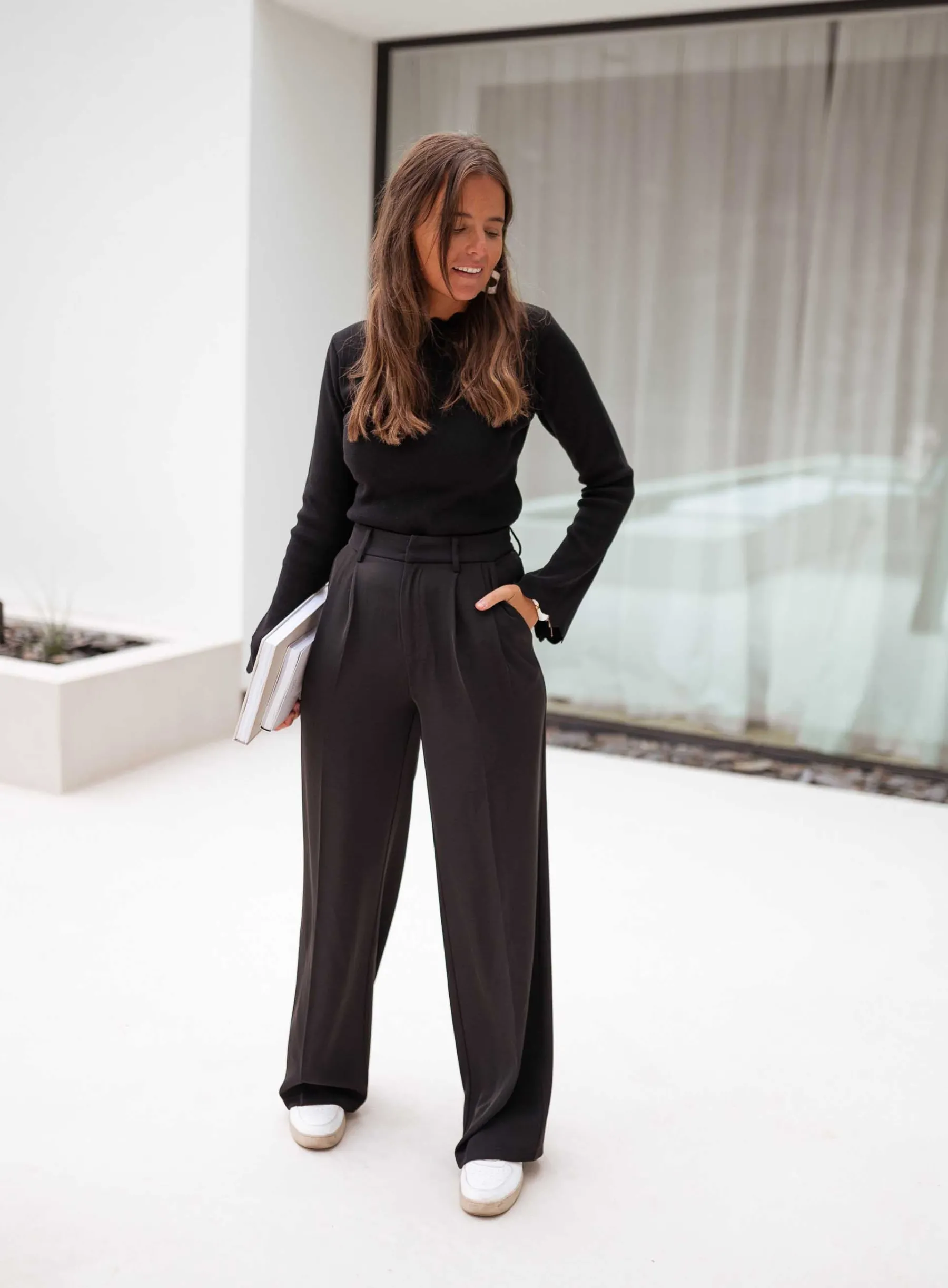 Pantalons-EASY-CLOTHES Pantalon Victor - noirEasy Clothes Noir