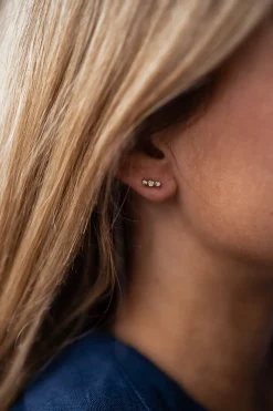 Boucles d'oreilles-EASY-CLOTHES Piercing Lya - DoréEasy Clothes Doré