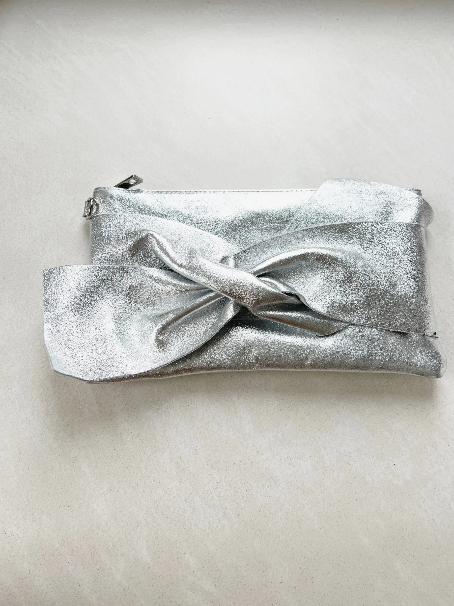 Sacs & Pochettes-EASY-CLOTHES Pochette Amil - argentéeEasy Clothes Argentée
