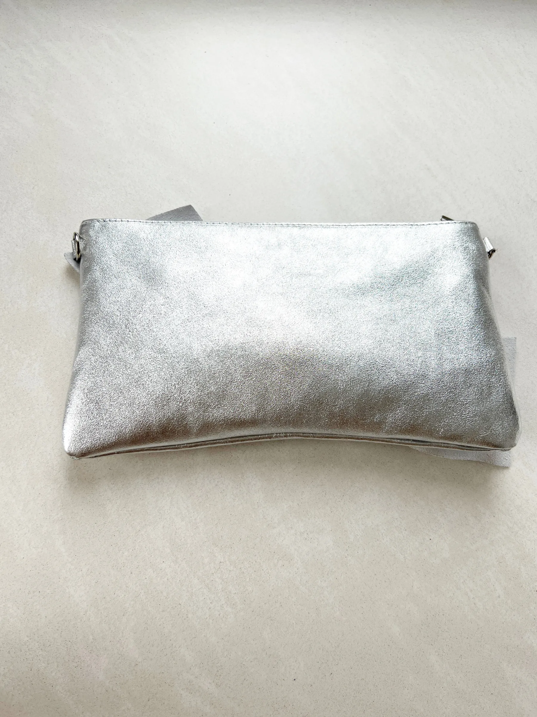 Sacs & Pochettes-EASY-CLOTHES Pochette Amil - argentéeEasy Clothes Argentée