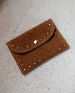 Sacs & Pochettes-EASY-CLOTHES Pochette Bil - en cuir camelEasy Clothes En cuir camel       