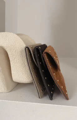Sacs & Pochettes-EASY-CLOTHES Pochette Bil - en cuir noirEasy Clothes En cuir noir       