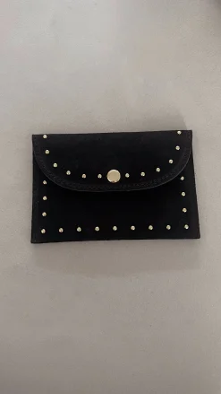Sacs & Pochettes-EASY-CLOTHES Pochette Bil - en cuir noirEasy Clothes En cuir noir       
