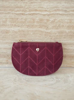 Sacs & Pochettes-EASY-CLOTHES Porte monnaie Toina - bordeauxEasy Clothes Bordeaux       