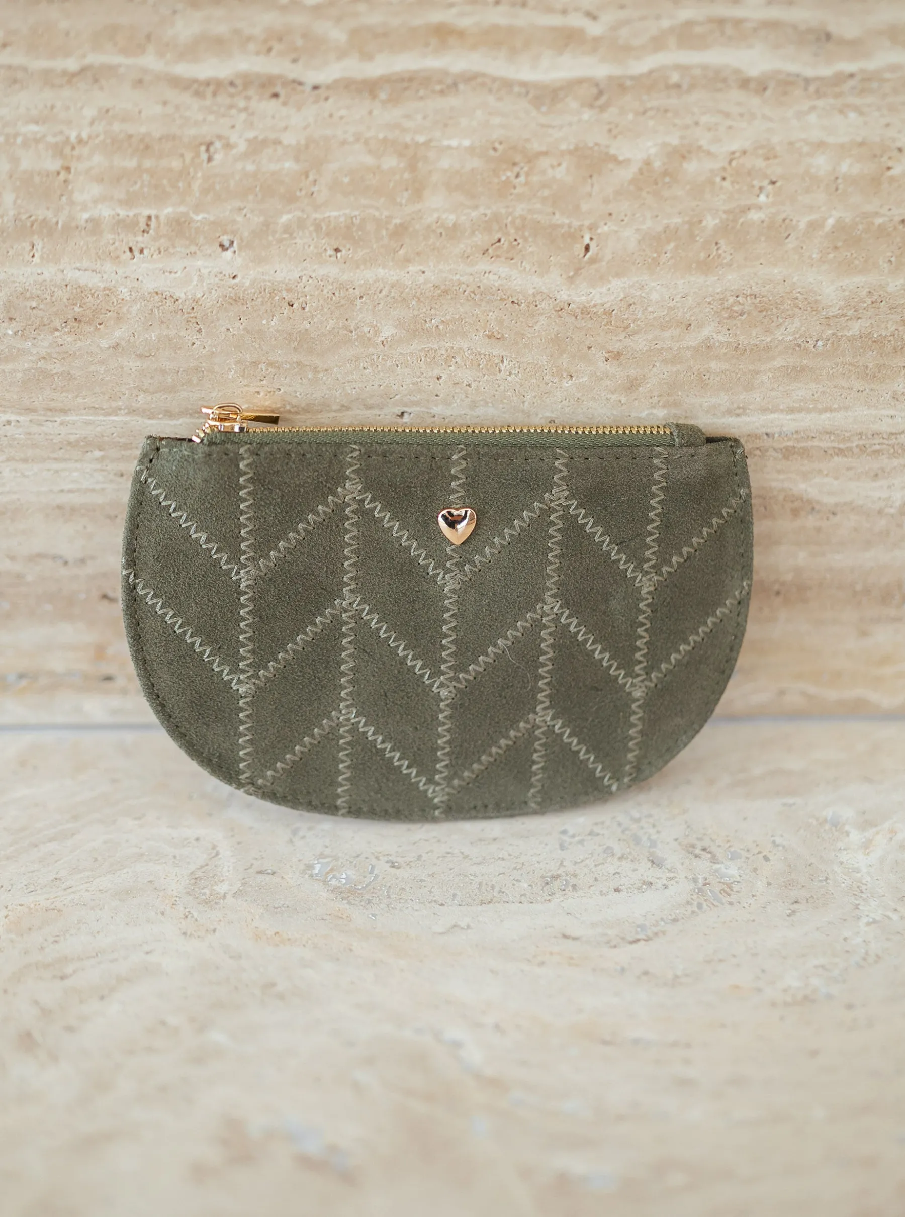 Sacs & Pochettes-EASY-CLOTHES Porte monnaie Toina - kakiEasy Clothes Kaki