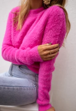 Pulls & Gilets-EASY-CLOTHES Pull - Massima - roseEasy Clothes Rose       