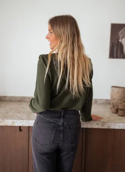 Pulls & Gilets-EASY-CLOTHES Pull Aurélien - kakiEasy Clothes Kaki       