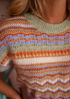 Pulls & Gilets-EASY-CLOTHES Pull Beste - À Motifs - Doux - Col Rond - Taille UniqueEasy Clothes À motifs       