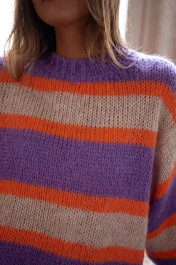 Pulls & Gilets-EASY-CLOTHES Pull Dalou - à lignesEasy Clothes À lignes       