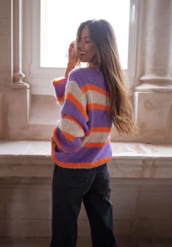 Pulls & Gilets-EASY-CLOTHES Pull Dalou - à lignesEasy Clothes À lignes       
