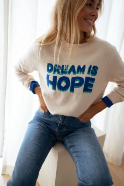 Pulls & Gilets-EASY-CLOTHES Pull Dream - écruEasy Clothes Écru