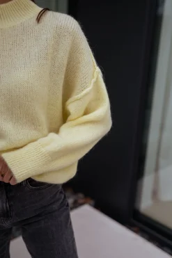Pulls & Gilets-EASY-CLOTHES Pull Eden - jauneEasy Clothes Jaune       