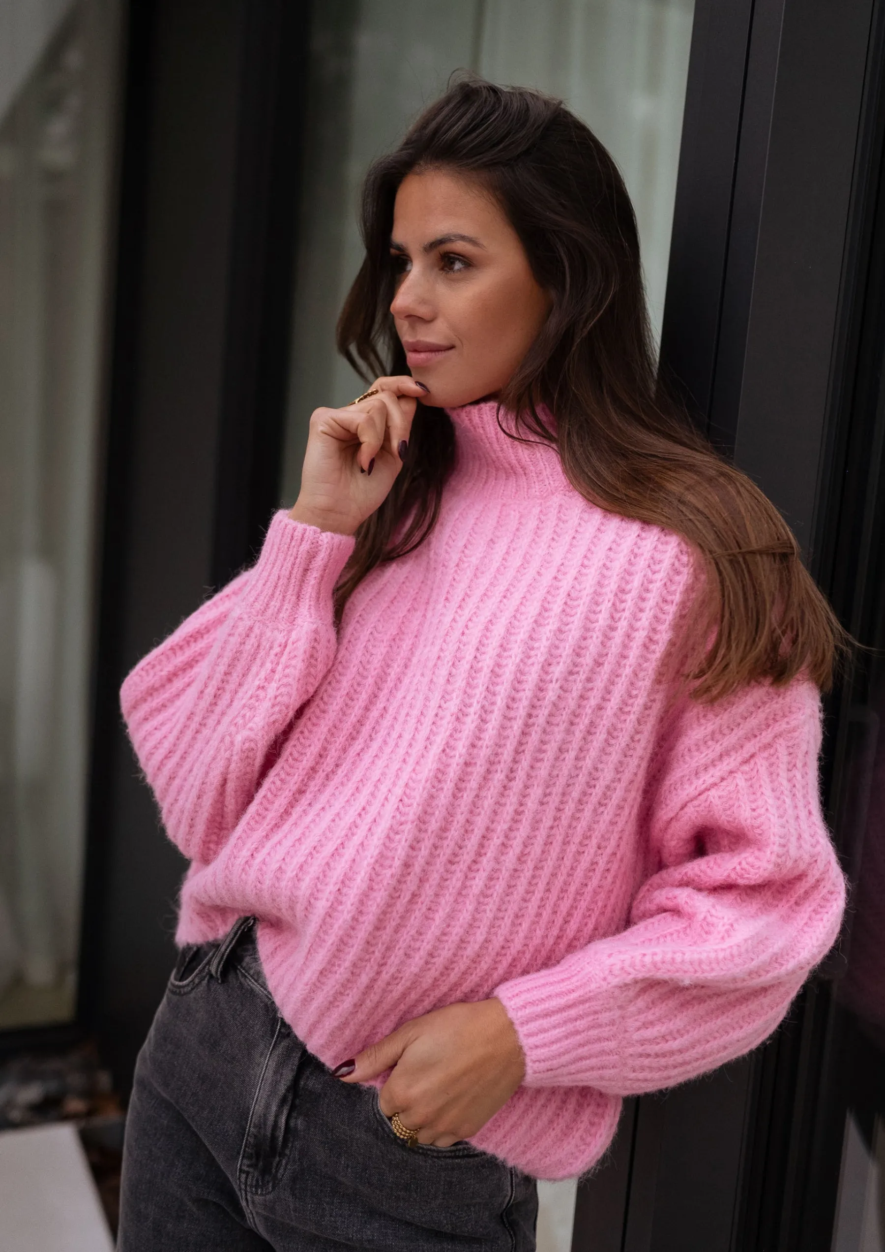 Pulls & Gilets-EASY-CLOTHES Pull Gabou - rose poudréEasy Clothes Rose poudré