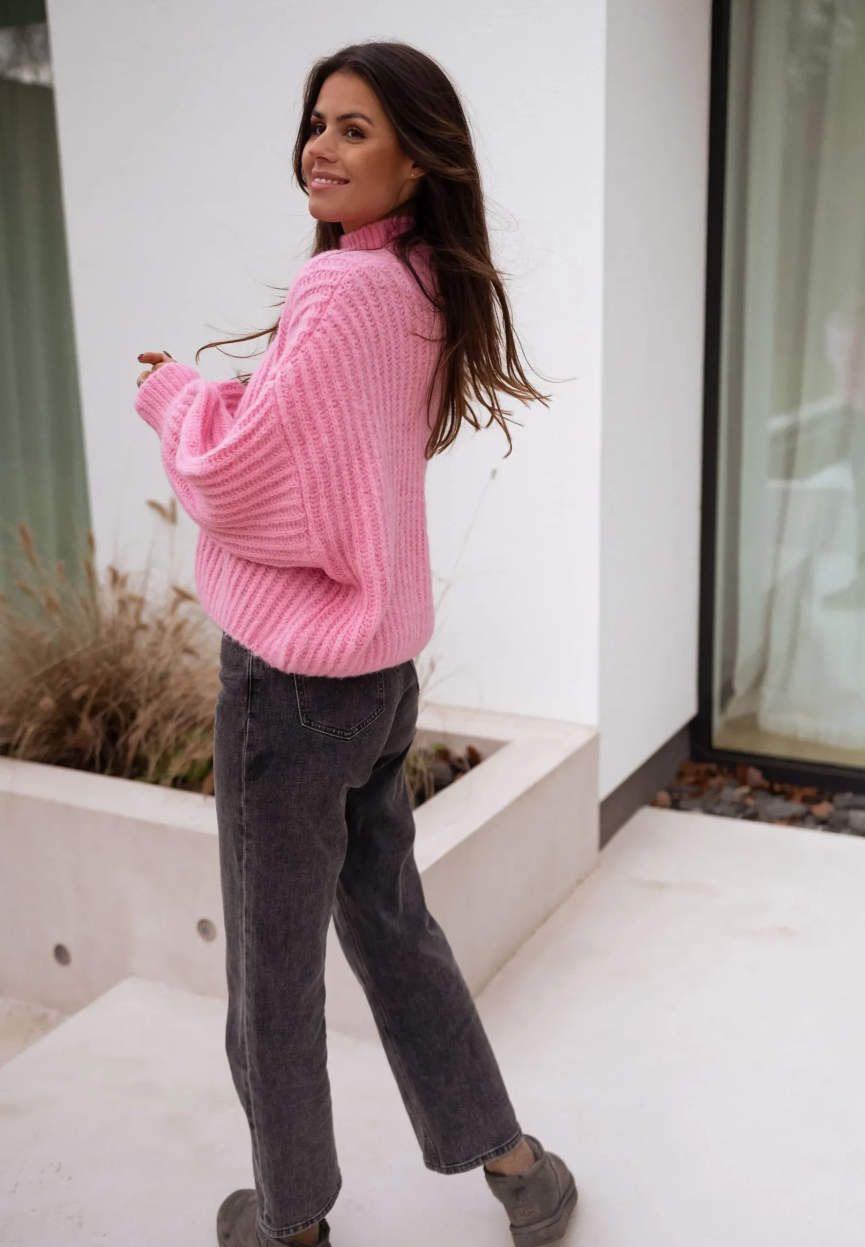 Pulls & Gilets-EASY-CLOTHES Pull Gabou - rose poudréEasy Clothes Rose poudré