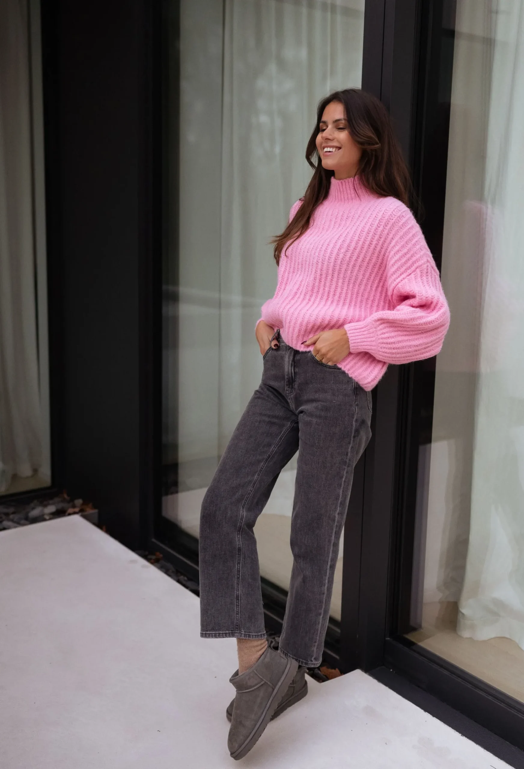 Pulls & Gilets-EASY-CLOTHES Pull Gabou - rose poudréEasy Clothes Rose poudré