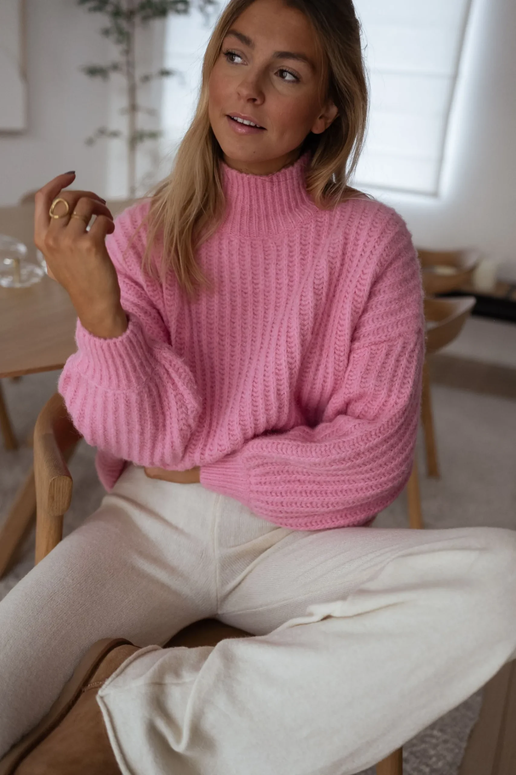 Pulls & Gilets-EASY-CLOTHES Pull Gabou - rose poudréEasy Clothes Rose poudré