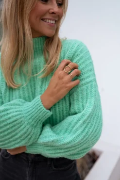 Pulls & Gilets-EASY-CLOTHES Pull Gabou - vertEasy Clothes Vert       