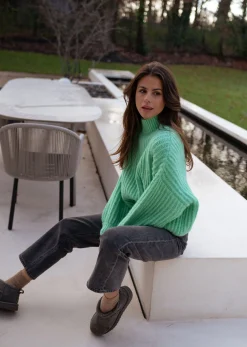 Pulls & Gilets-EASY-CLOTHES Pull Gabou - vertEasy Clothes Vert       