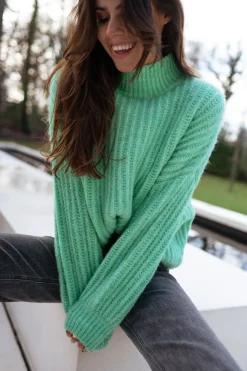 Pulls & Gilets-EASY-CLOTHES Pull Gabou - vertEasy Clothes Vert       