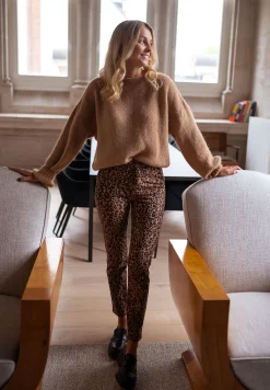 Pulls & Gilets-EASY-CLOTHES Pull Joela - camelEasy Clothes Camel       
