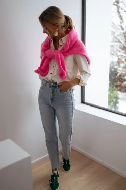 Pulls & Gilets-EASY-CLOTHES Pull Joela - roseEasy Clothes Rose       