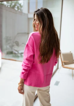 Pulls & Gilets-EASY-CLOTHES Pull July - roseEasy Clothes Rose       