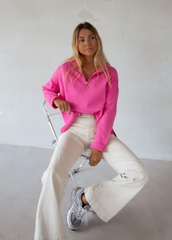 Pulls & Gilets-EASY-CLOTHES Pull July - roseEasy Clothes Rose       