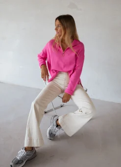 Pulls & Gilets-EASY-CLOTHES Pull July - roseEasy Clothes Rose       