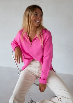Pulls & Gilets-EASY-CLOTHES Pull July - roseEasy Clothes Rose       